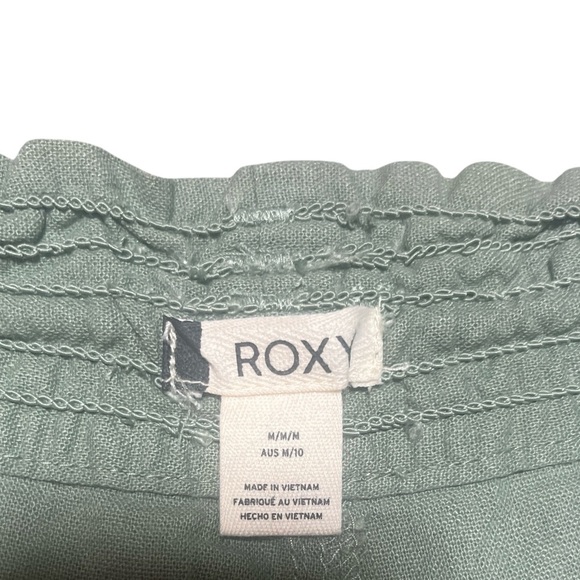 Roxy Oceanside Olive Shorts Size Medium - Picture 5 of 7